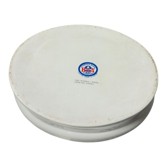 Vintage BIA Cordon Bleu Ceramic Duck Tureen With Lid Floral Design 6" Tall 10" L - Picture 7 of 10